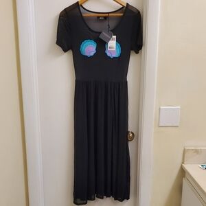 🤩New with tags Iron fist black mermaid for life dress sizes S, M And Large